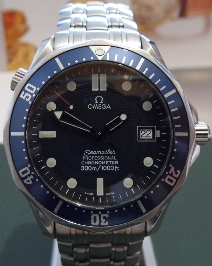 Omega Seamaster Professional, Blue Dial With Stainless Steel Bracelet