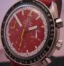 Omega Speedmaster Schumacher, Red Dial With Red Leather Strap