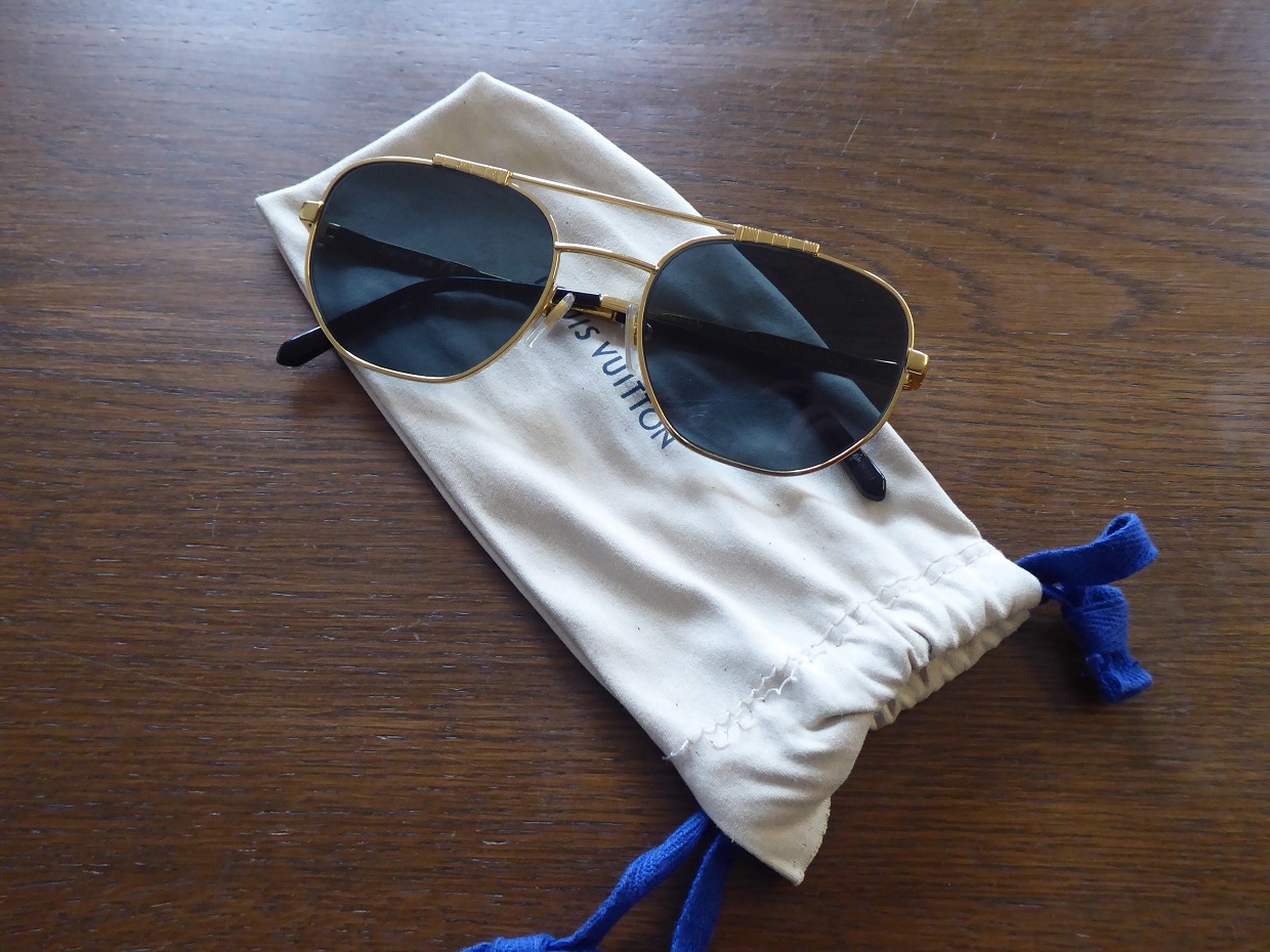 Louis Vuitton Pilot Gold Sunglasses