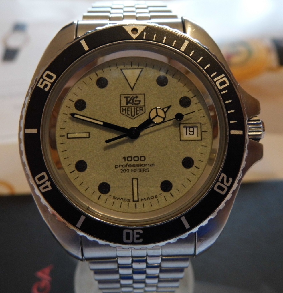 Tag Heuer Vintage 1000 Divers, Lume Dial, Bracelet