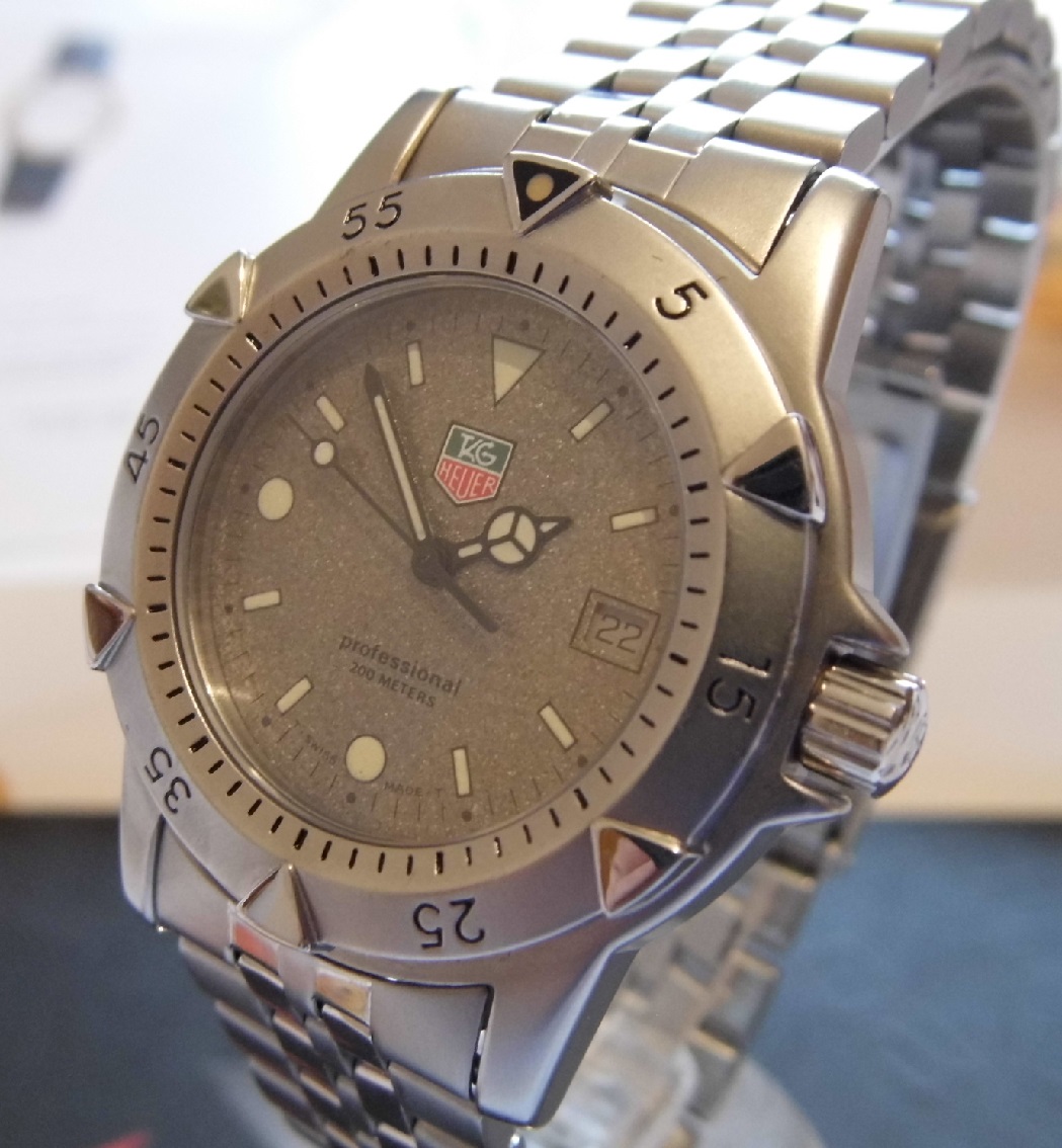 Tag Heuer Professional, Granite Dial, Steel Bracelet