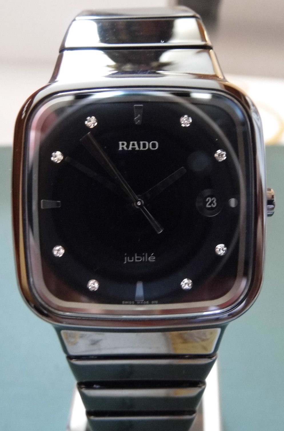 Rado R5.5 Jubile Diamonds, Black Dial, Black Ceramic Bracelet