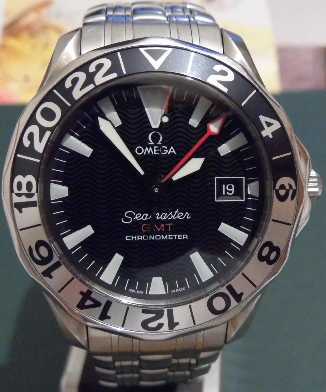 Omega Seamaster GMT 50 Years, Black Dial, Bracelet