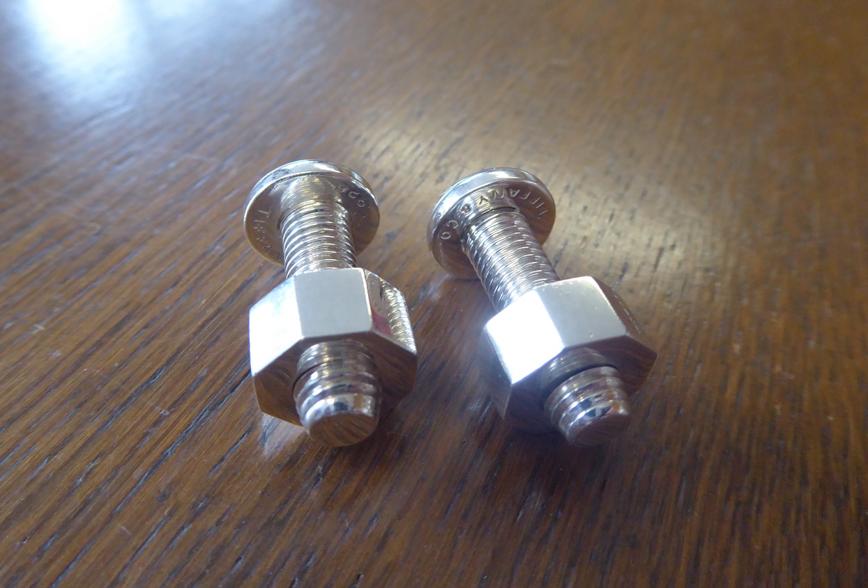 Tiffany & Co Nut & Bolt Sterling Silver Cufflinks