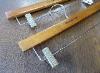 2 Ralph Lauren Wooden Clothes Hangers