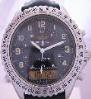 Breitling Intruder Reveil, Black Dial With Stainless Steel Bracelet