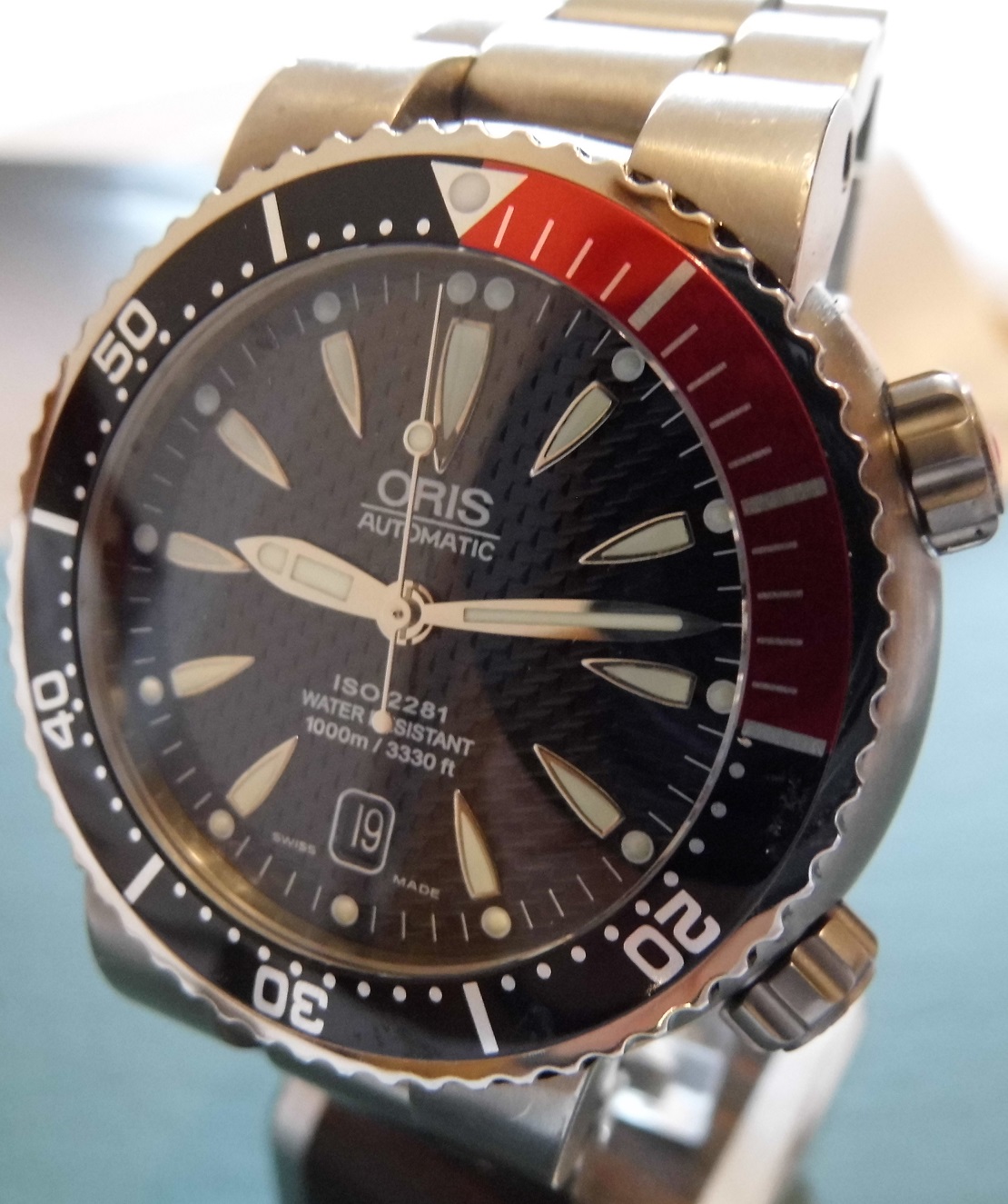 Oris TT1 Divers Titanium, Black Dial, Titanium Bracelet & Strap