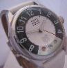Fiat 500 Automatic Watch, White Dial With Leather Strap