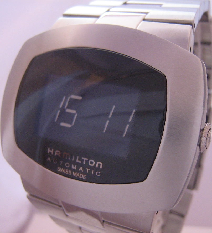 Hamilton Pulsomatic, Black Dial With Steel Bracelet