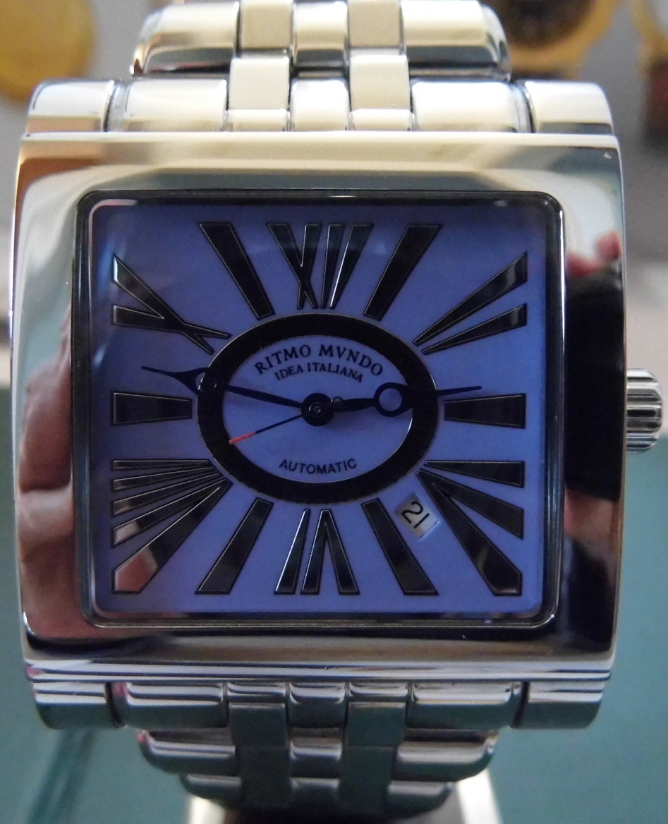 Ritmo Mvndo Palazzo Automatic, Blue Dial, Bracelet