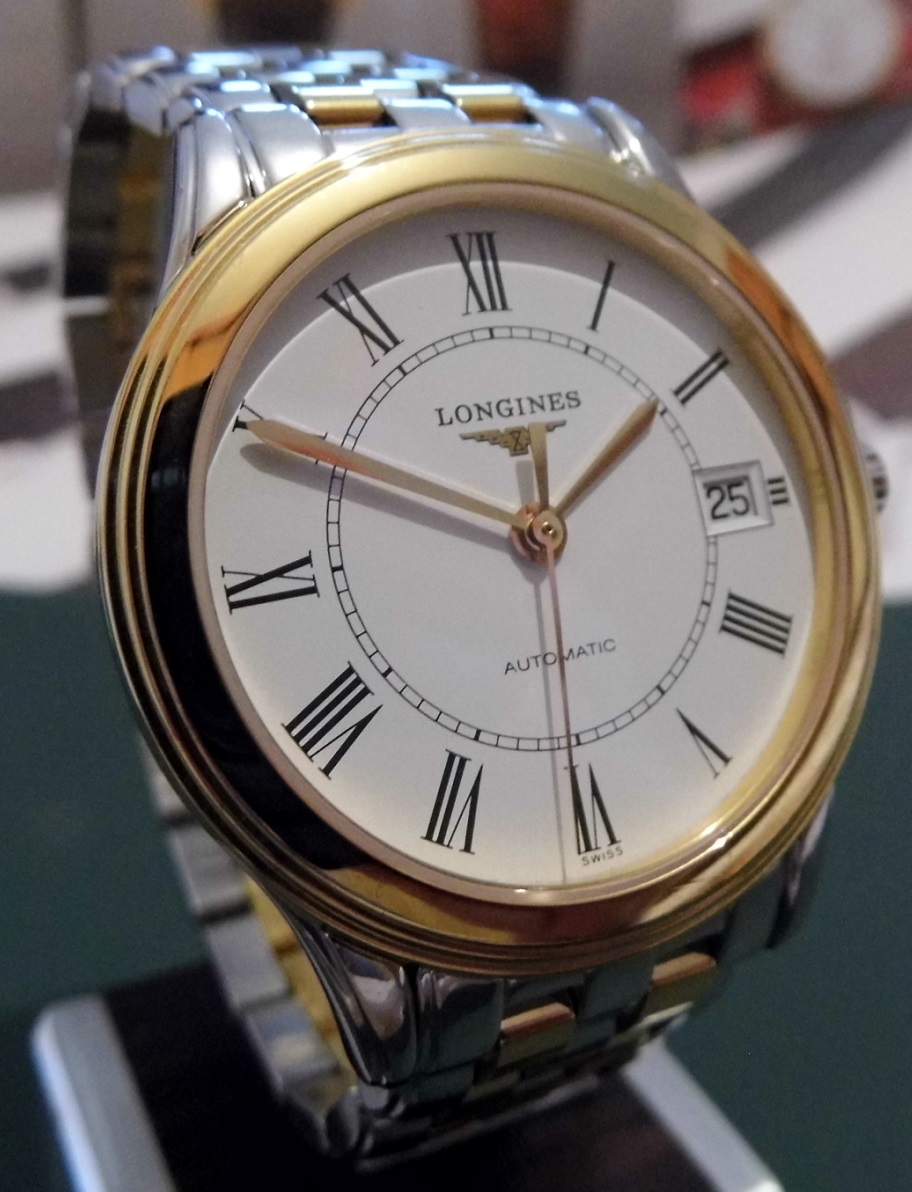 Longines Flagship Bicolour, White Dial, Bracelet