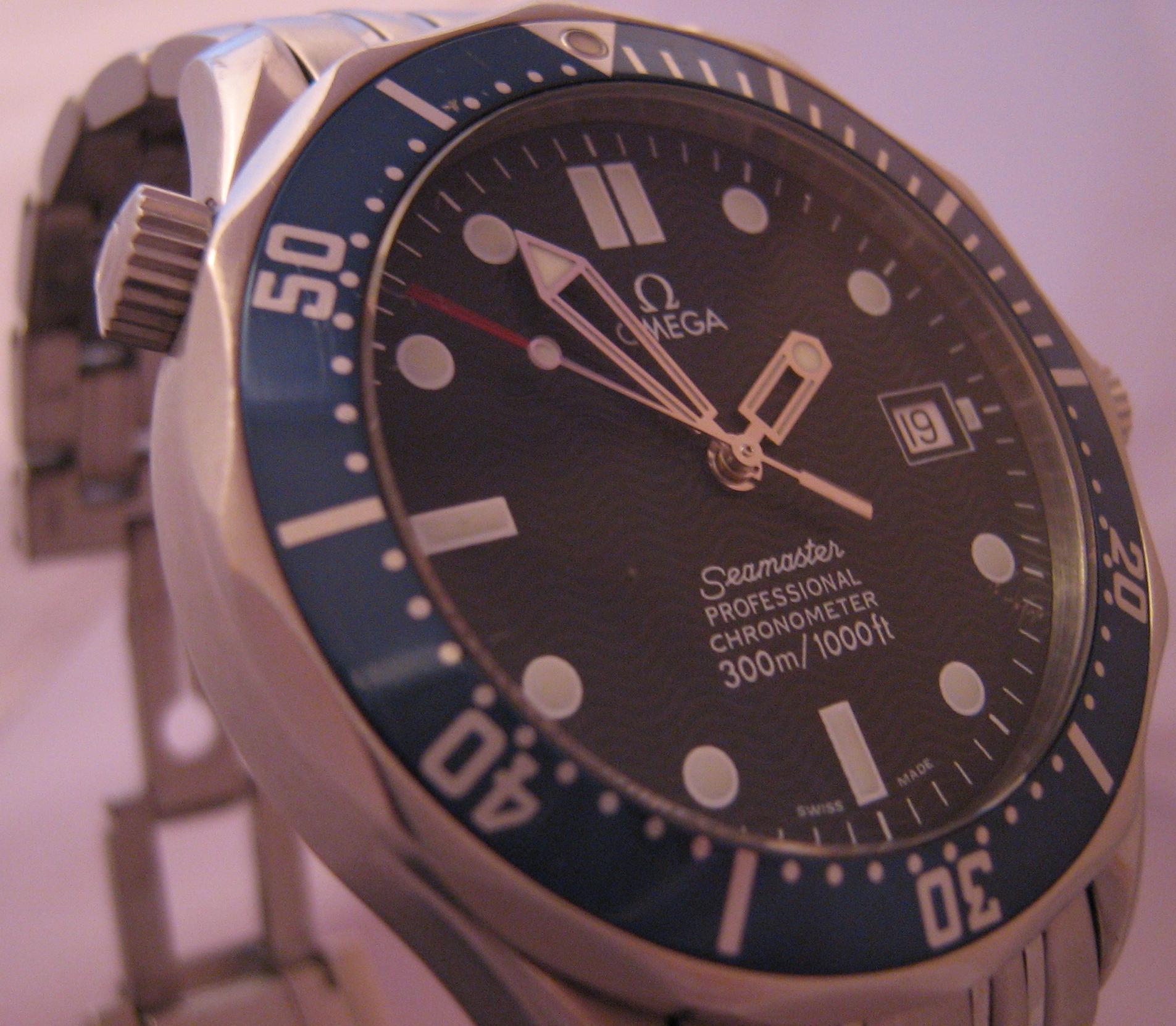 Omega Seamaster Professional, Blue Dial With Stainless Steel Bracelet