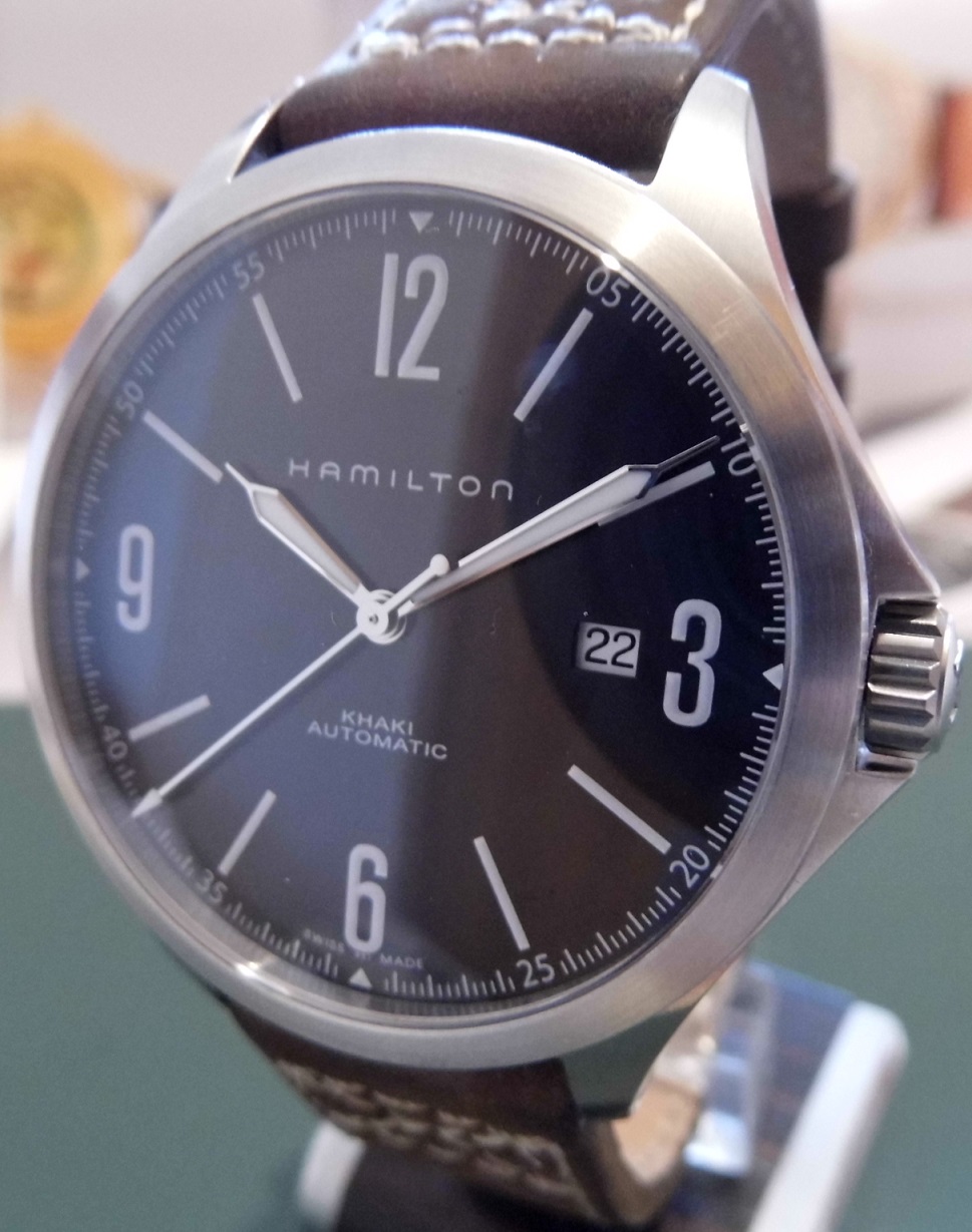 Hamilton Khaki Pilot Aviation, Black Dial, Leather Strap