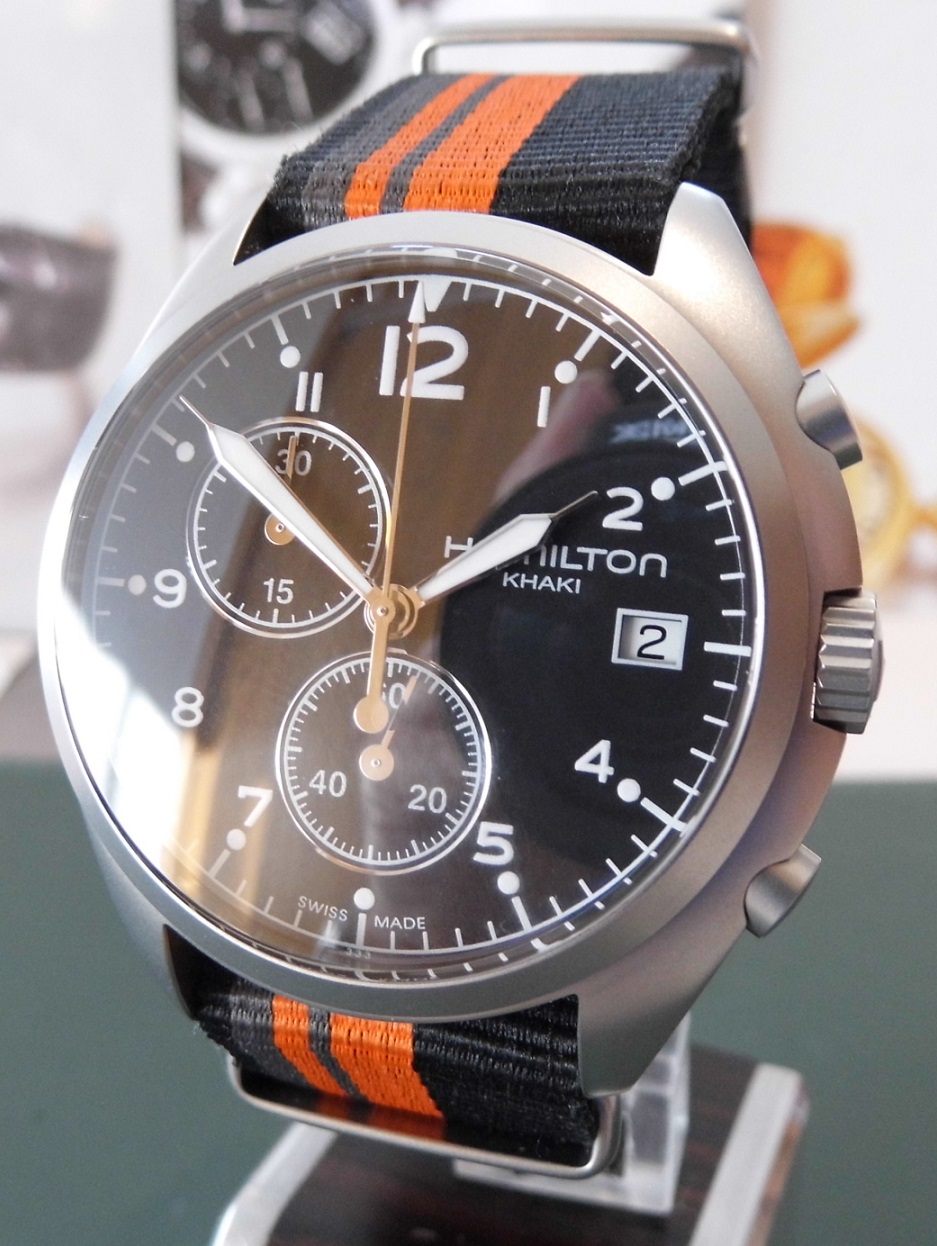 Hamilton Khaki Pilot Pioneer, Black Dial, Nato Strap