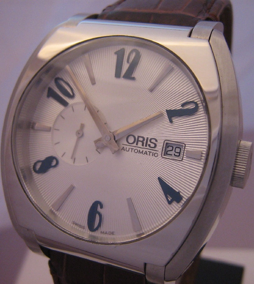 Oris Frank Sinatra Small Seconds, Silver Dial With Leather Strap