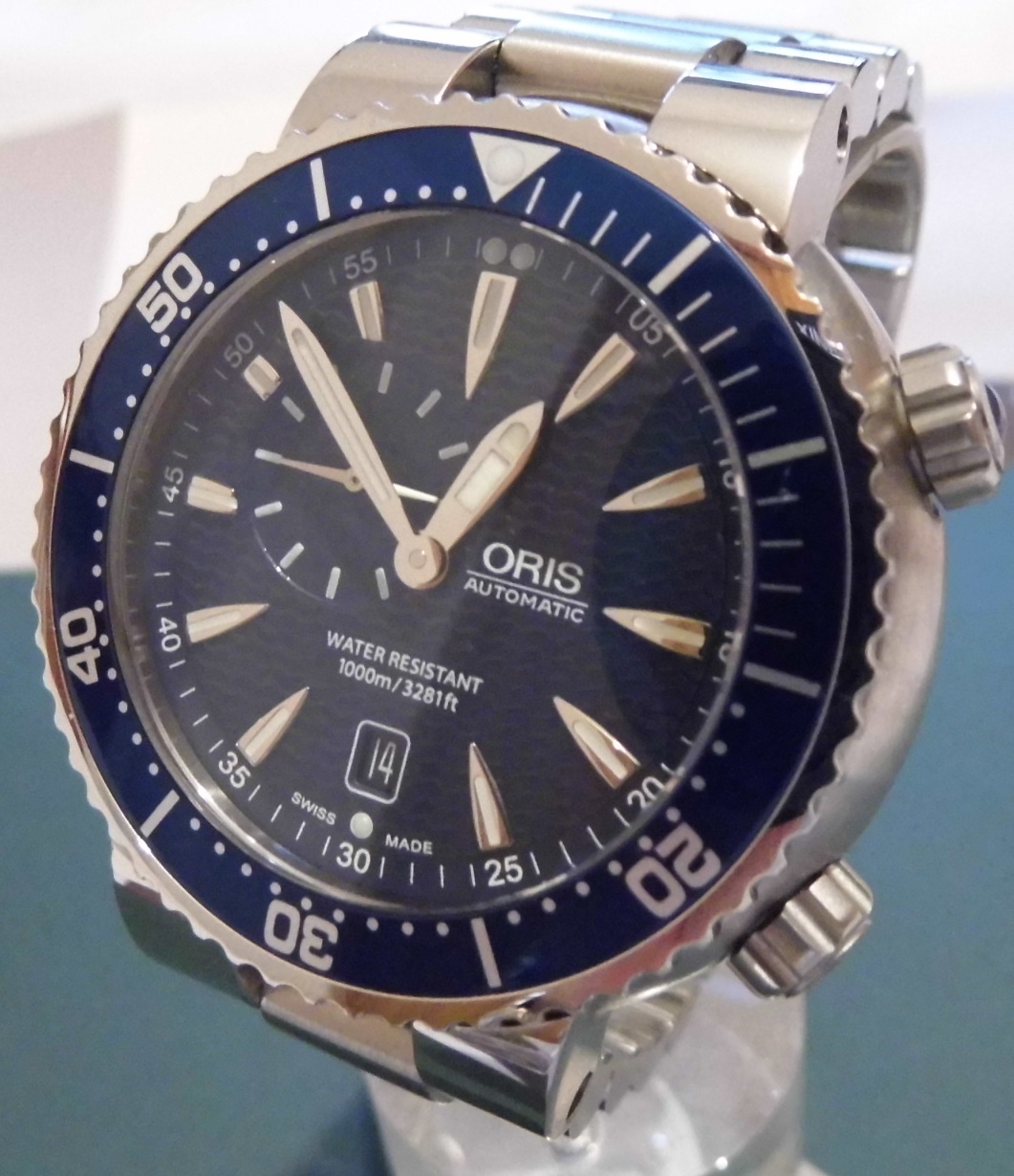 Oris Divers Small Seconds, Blue Dial, Steel Bracelet