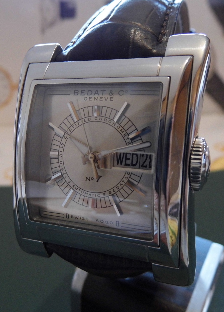 Bedat & Co No 7 Automatic, Silver Dial, Leather Strap