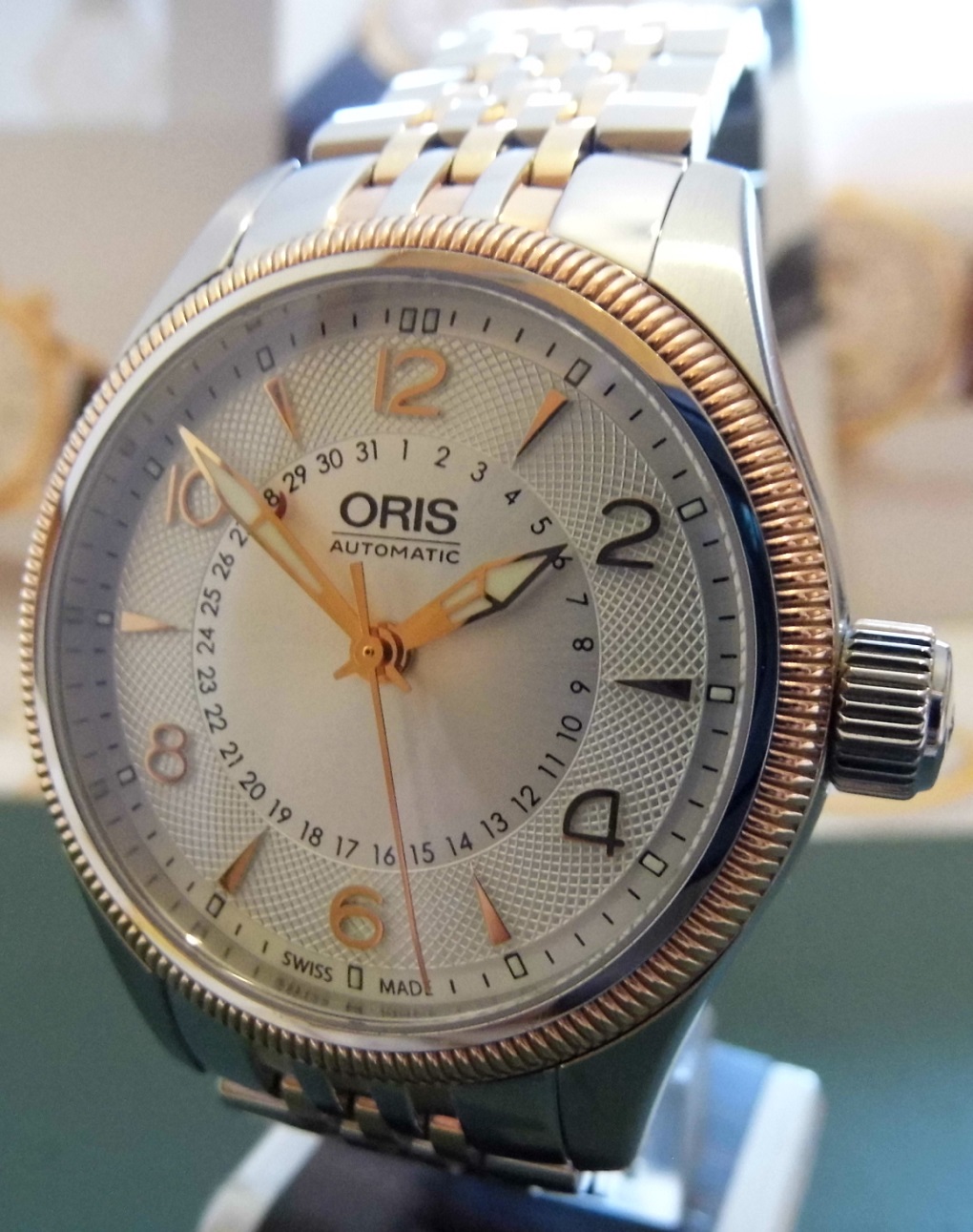 Oris Big Crown Pointer Date, Silver Dial, Stainless Steel Bracelet