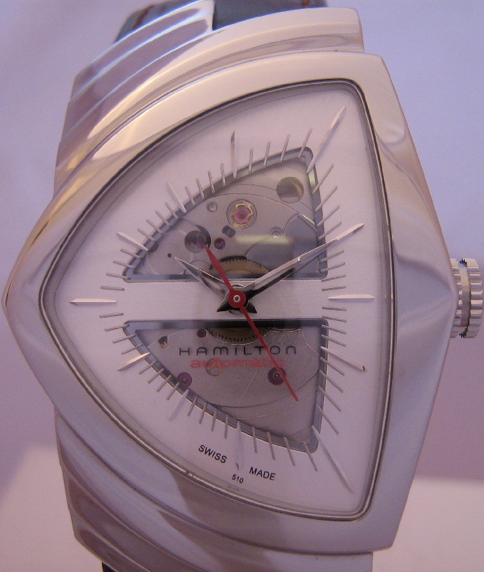 Hamilton Ventura Automatic, Silver Dial With Leather Strap