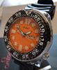 Seiko Diver Sawtooth, Orange Dial, Rubber Strap & Steel Bracelet