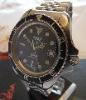 Heuer Vintage 2000 Professional, Black Dial, Bracelet