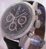 Tag Heuer Carrera Classic Chronograph, Black Dial, Leather Strap