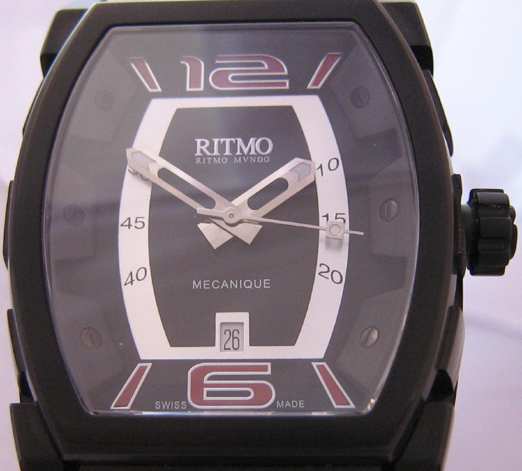 Ritmo Mvndo Impero, Black Dial With Black Steel Bracelet