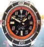 Breitling Superocean 42 Orange Ltd Edition, Black Dial, Leather Strap