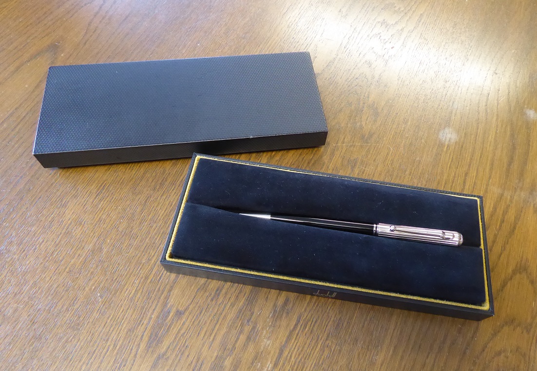 An Alfred Dunhill Sidecar Streamliner Chassis Ballpoint Pen