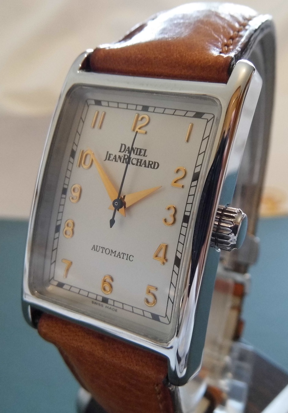 Daniel JeanRichard Lancia Limited Edition, Silver Dial, Leather Strap