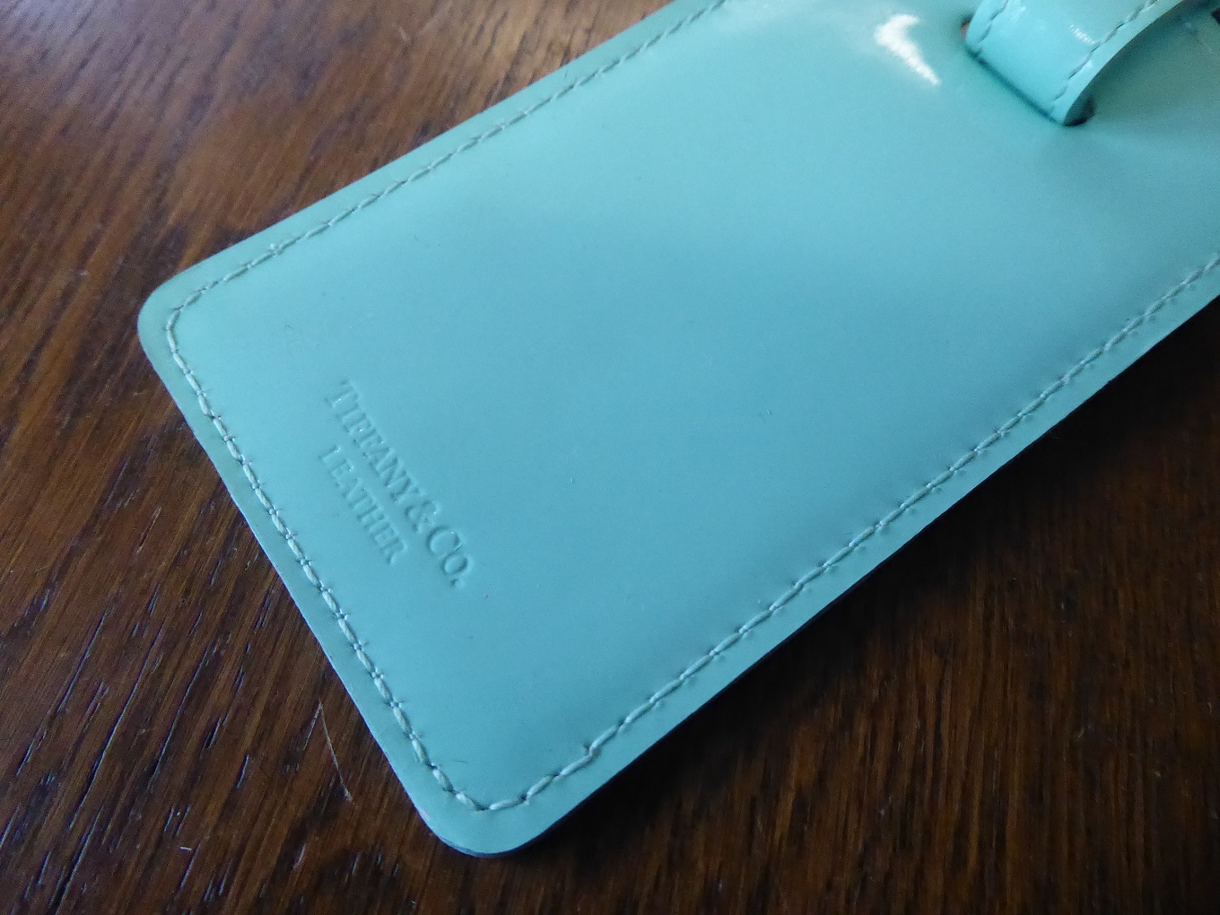 Tiffany & Co Leather Luggage Tag