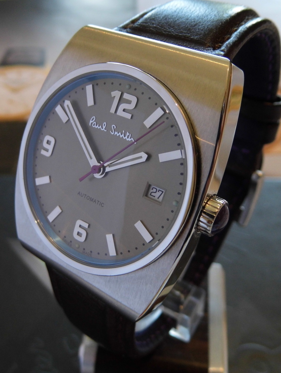 Paul Smith Automatic, Black Dial, Leather Strap