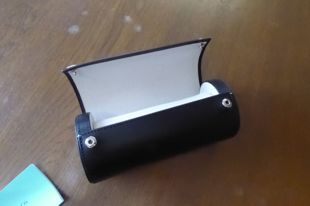 A Tiffany & Co Italian Leather Watch Roll