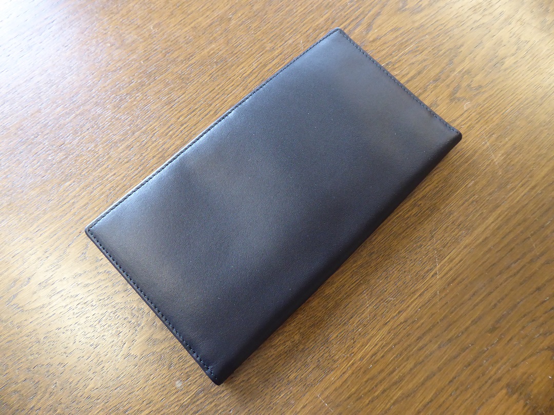 Bill Amberg Leather Long Coat Wallet