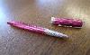 A Theo Fennell Pink Enamel & Silver Pen