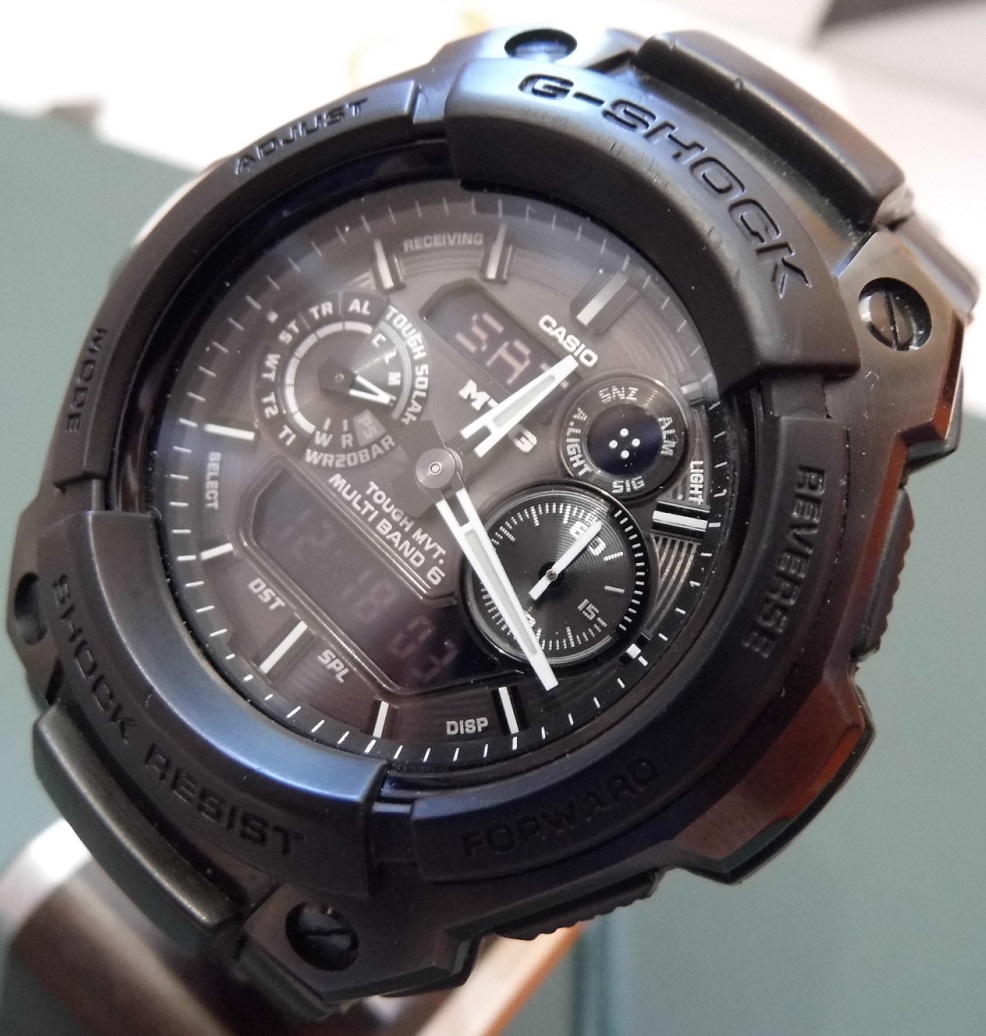 Casio G Shock MTG1500B, Black Dial, Bracelet