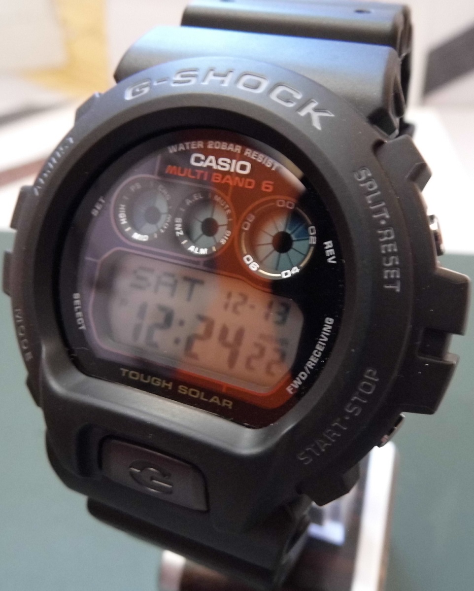 Casio G Shock GW-6900-1AER, Black Dial, Rubber Strap
