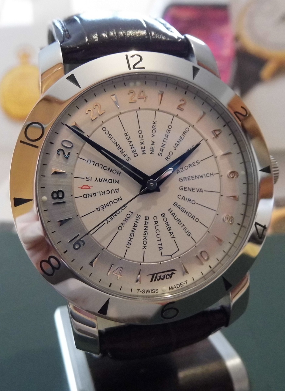 Tissot Heritage Navigator COSC Automatic, Silver Dial, Leather Strap