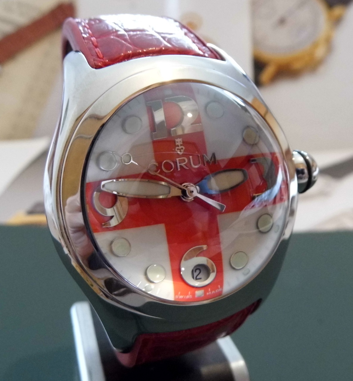 Corum Bubble England Limited Edition, Leather Strap