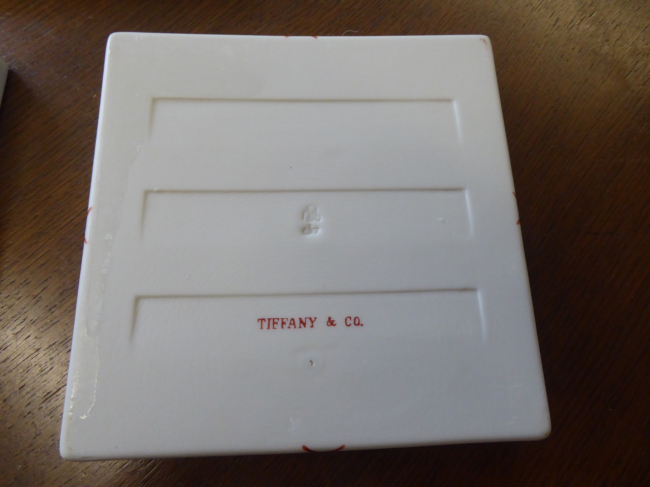 3 Tiffany & Co Hand Painted Porcelain Dishes