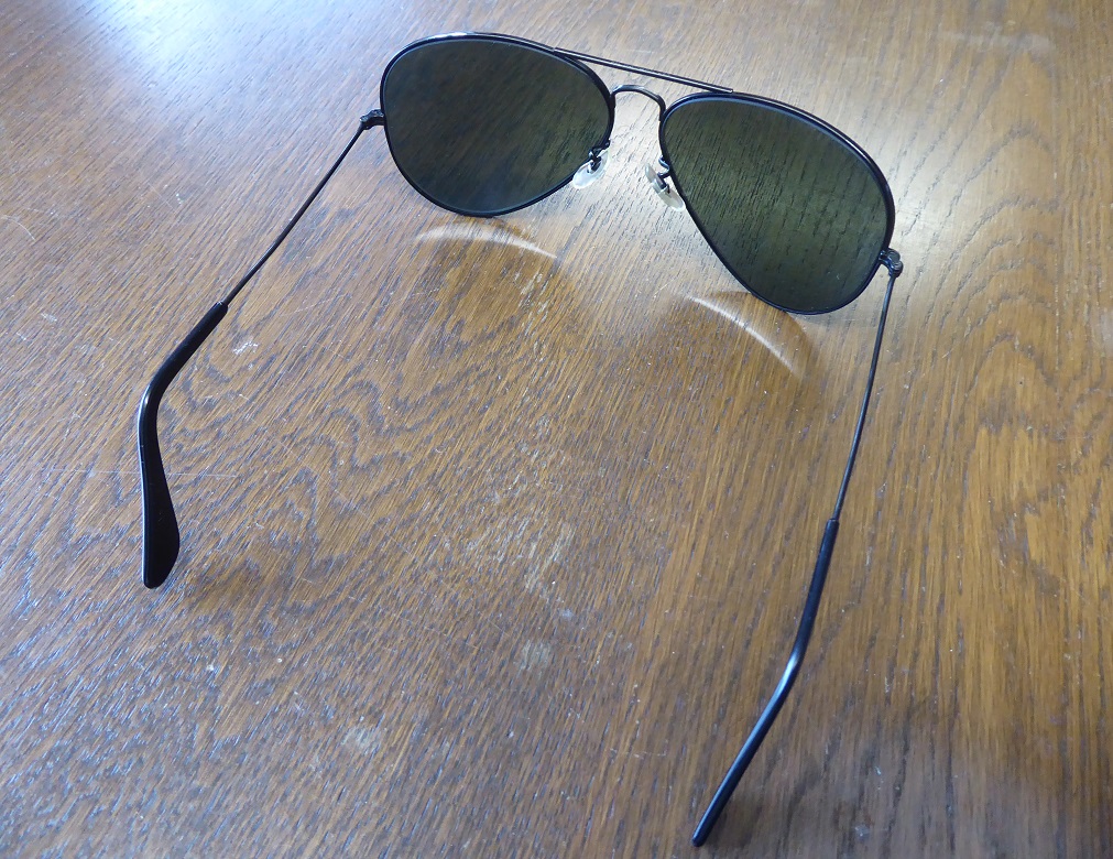 Ray Ban Black Aviator Sunglasses