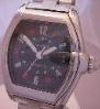 Cartier Roadster Automatic, Black Las Vegas Dial, Stainless Steel Bracelet