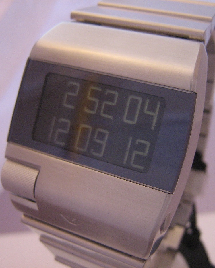 Ventura V-Tec Delta, Black Dial With Durinox Bracelet