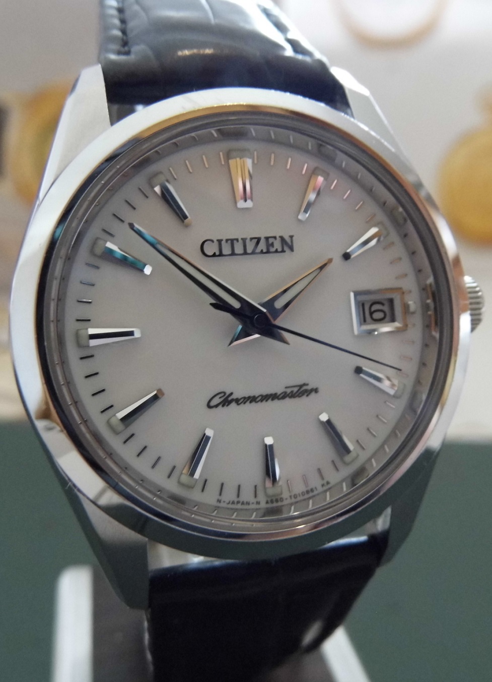 Citizen Chronomaster The Citizen, White Dial, Leather Strap
