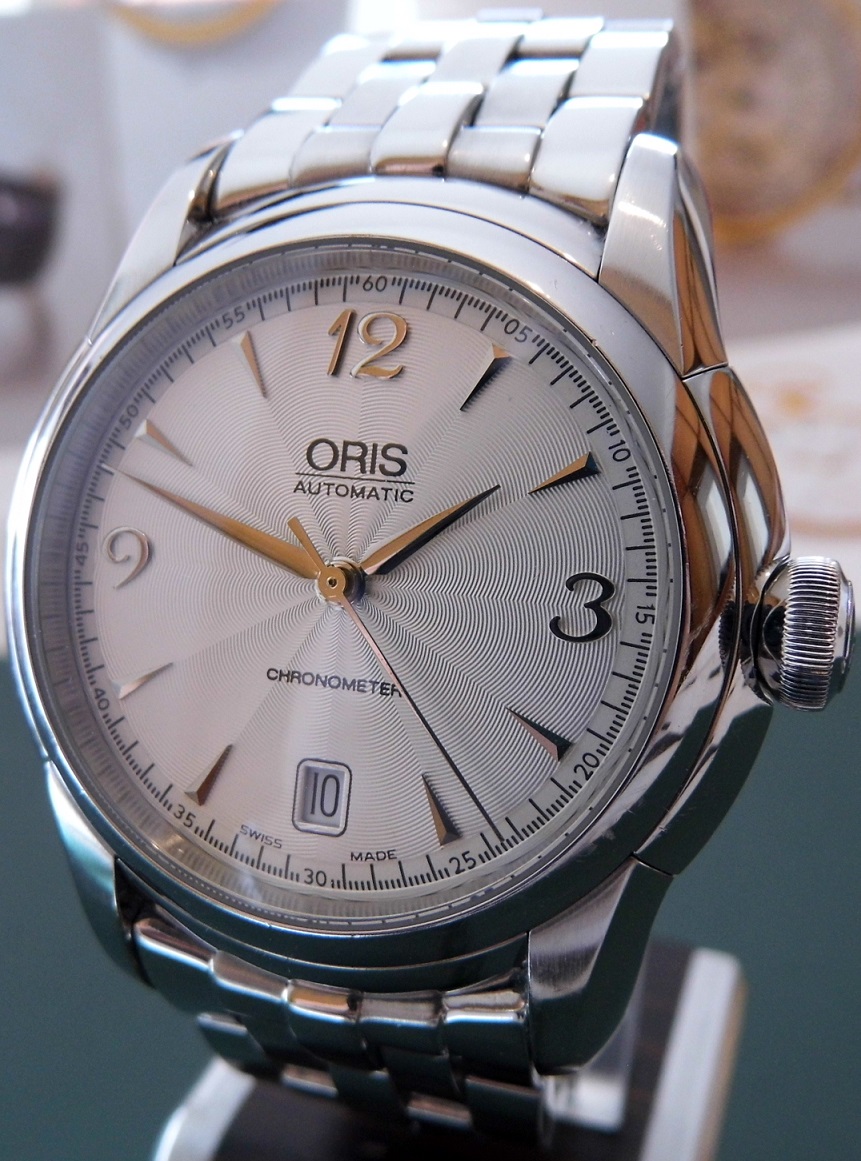 Oris Artelier Chronometer, Silver Dial, Bracelet