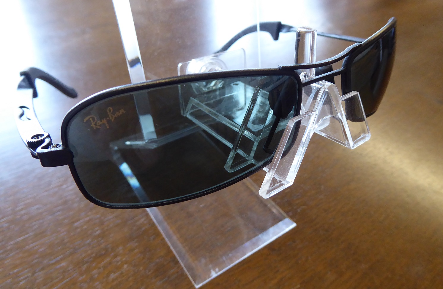 Ray Ban Orbs Axis Square Black Sunglasses