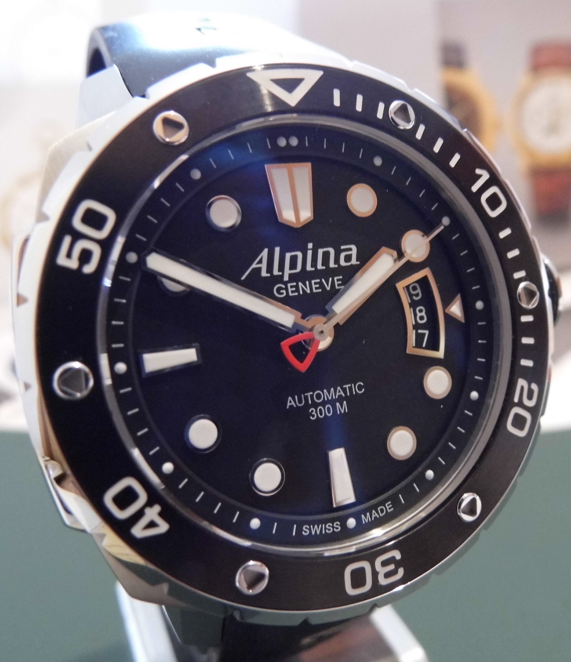 Alpina Extreme Diver Automatic, Black Dial, Strap & Bracelet