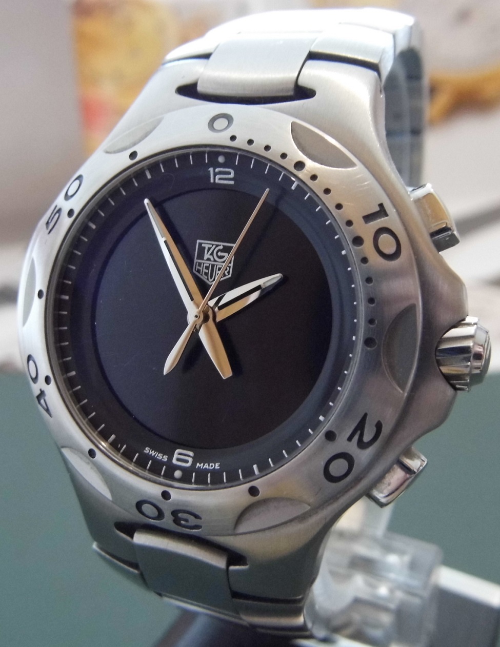 Tag Heuer Kirium Formula 1, Black Dial, Steel Bracelet