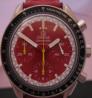 Omega Speedmaster Schumacher, Red Dial With Red Leather Strap
