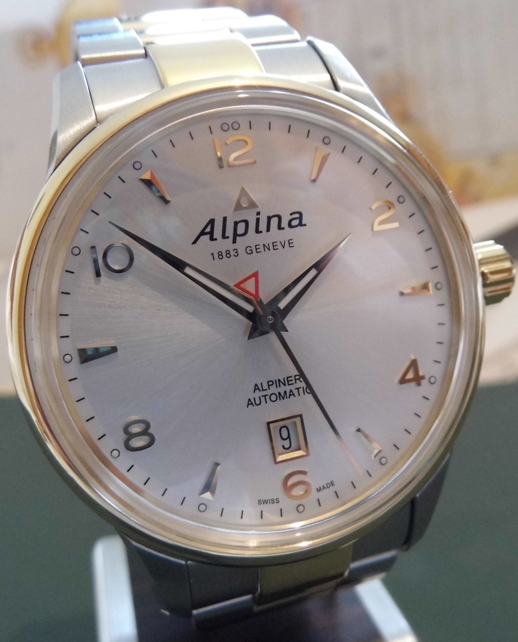 Alpina Alpiner Automatic, Silver Dial, Bracelet